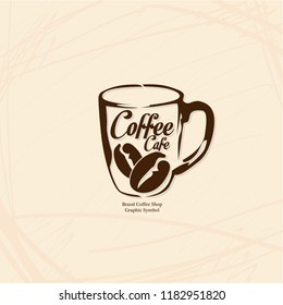 coffee shop cafe logo symbol sign graphic object