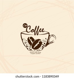 coffee shop cafe logo symbol sign graphic object