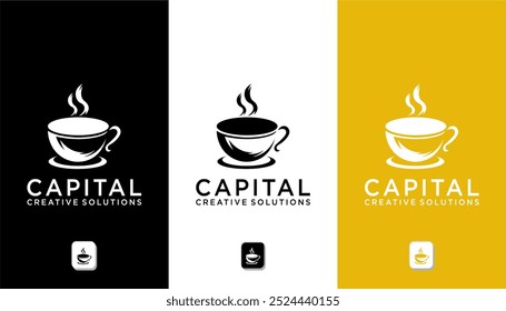 Coffee Shop und Café Logo Vektorgrafik