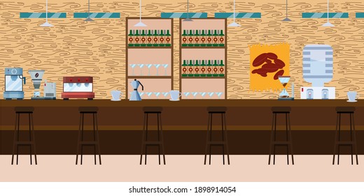 Coffee shop. A coffee cafe where you can drink and relax, tell stories and do your work