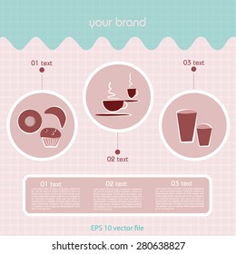 Coffee Shop, Caffetteria, Food and Drink in trendy tones