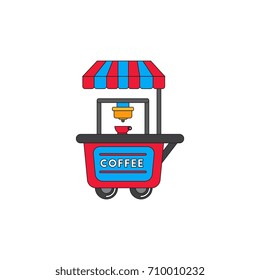 coffee shop cart