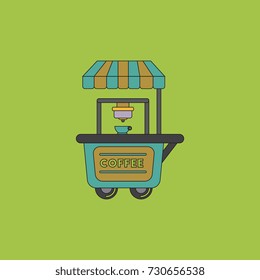 coffee shop cart