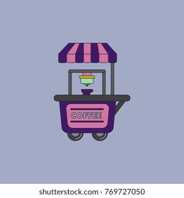 coffee shop cart