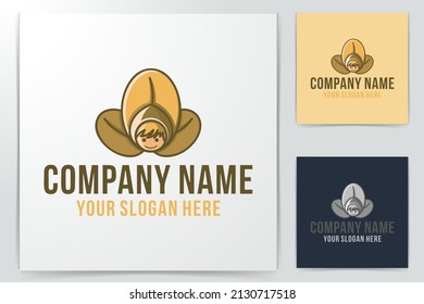 Coffee Shop For Children Logo Designs Inspiration, Vector Illustration