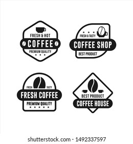 Coffee Shop Collection Logo Vector