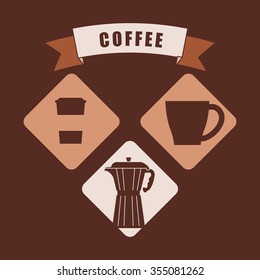 Coffee shop concept with icons design, vector illustration 10 eps graphic.