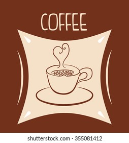 Coffee shop concept with icons design, vector illustration 10 eps graphic.