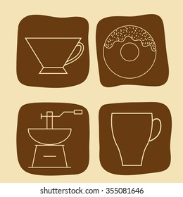 Coffee shop concept with icons design, vector illustration 10 eps graphic.