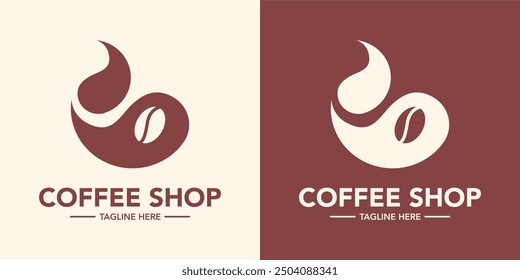 Coffee shop creative logo design. Coffee espresso minimal logo