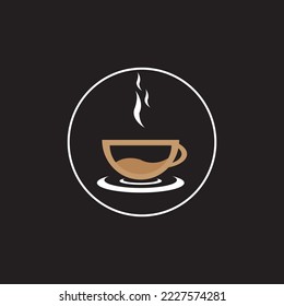 Coffee shop or cup of coffee logo design