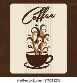 coffee shop design, vector illustration eps10 graphic 