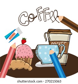 coffee shop design, vector illustration eps10 graphic 
