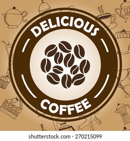 coffee shop design, vector illustration eps10 graphic 