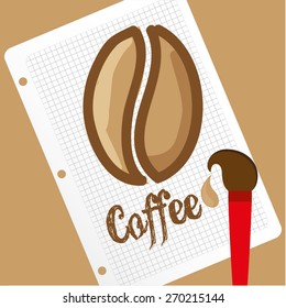 coffee shop design, vector illustration eps10 graphic 