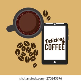 coffee shop design, vector illustration eps10 graphic 
