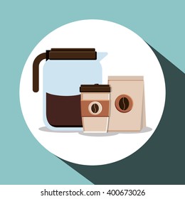 Coffee shop design , vector illustration