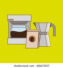 Coffee shop design , vector illustration