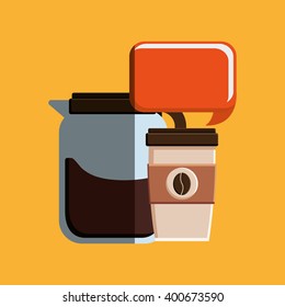 Coffee shop design , vector illustration