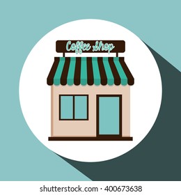 Coffee shop design , vector illustration