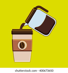 Coffee shop design , vector illustration