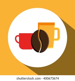 Coffee shop design , vector illustration