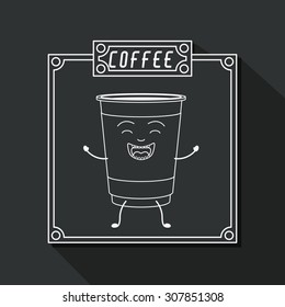 Coffee Shop digital design, vector illustration eps 10