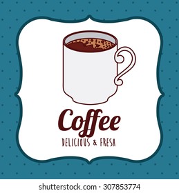 Coffee Shop digital design, vector illustration eps 10