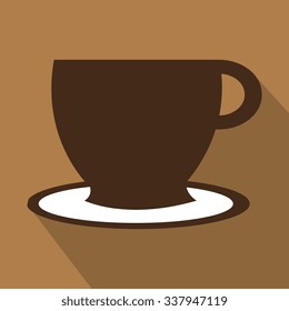 Coffee shop and drink graphic design, vector illustration eps10