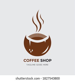 Coffee Shop Drinks Logo Design 