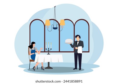 Coffee Shop Flat Illustration Design