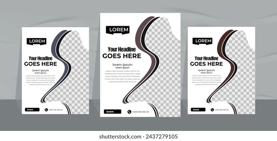 Coffee shop flyer design and promotion cafe restaurant poster banner template