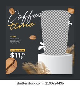 Coffee Shop Flyer Or Social Media Banner