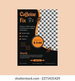Coffee Shop Flyer Vorlagendesign