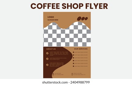 COFFEE SHOP FLYER VECTOR FILE