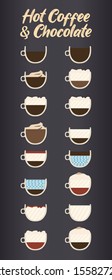 Coffee Shop Glass Sticker print ready