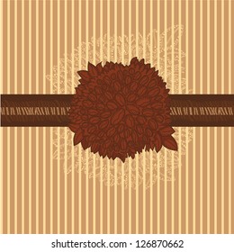 Coffee shop graphically Menu Cover, vector art