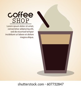 coffee shop ice cold straw