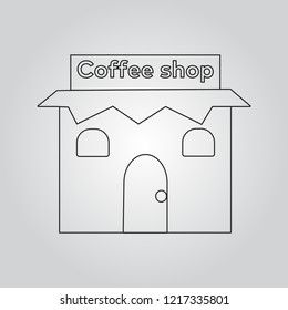 Coffee shop icon
