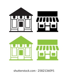 Coffee shop icon collection on white background