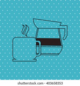 Coffee Shop icon design, vector illustration