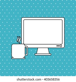 Coffee Shop icon design, vector illustration