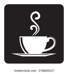 coffee shop icon drawing by illustration