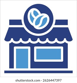 Coffee Shop Icon Element For Design
