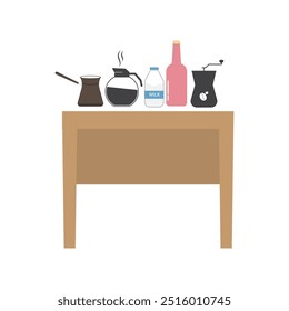 Coffee shop icon flat design