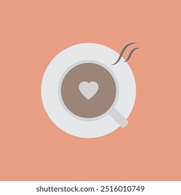 Coffee shop icon flat design