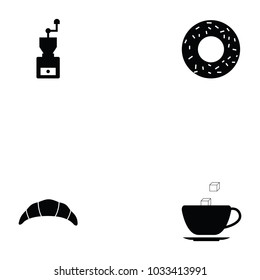 coffee shop icon set
