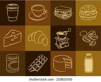 Coffee Shop Icon Set