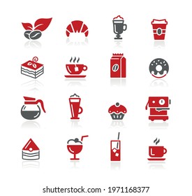 Coffee Shop Icon Set - Redico Series