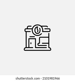 Coffee shop icon sign vector,Symbol, logo illustration for web and mobile